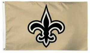 Saints 3X5 Man Cave Flag New Orleans 3 x 5 Banner American Football USA Who Dat - Picture 1 of 9