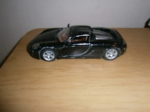 Kinsmart Black Porsche Carrera GT 1/36 Scale. 12.7cm.DAMAGE/MISSING (E1g) - Picture 1 of 7