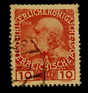 1908 Austria/ Emp. Franz Joseph / 60 years as king - Picture 1 of 1