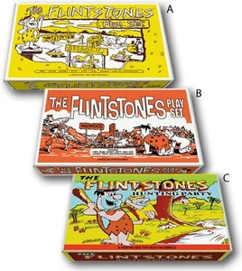 Marx The Flintstones Play Set Boxes. Three versions. - Picture 1 of 10