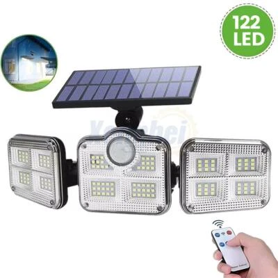 XENNHEI_STORE 50000LM LED Solar Flood Light Outdoor Garden Wall Security Motion Sensor Lamp US