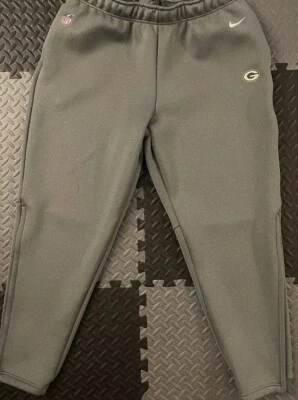 Nike Dri Fit Green Bay Packers Training Pants Gray Size 2XL - Image 1 of 4