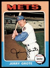1975 Topps Jerry Grote  VG-EX New York Mets #158