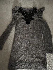 French Connection Beaded Dress Size 8 - Picture 1 of 9