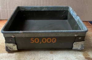Vintage MILITARY STORAGE square box Fiberglass type green army 1964 - Picture 1 of 6