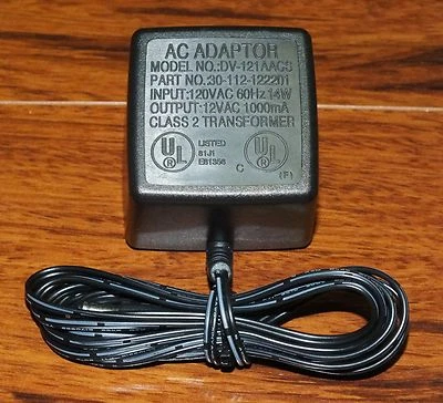 Generic / Unbranded (DV-121AACS) AC Adaptor Power Supply (P/N:30-112-122201)  - Image 1 of 4