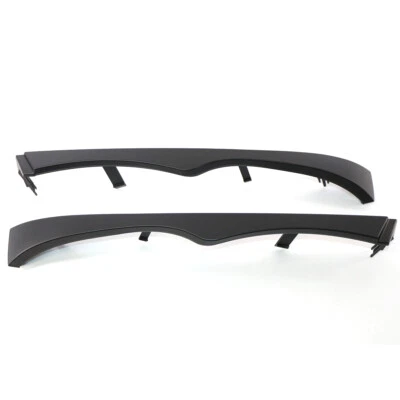 Pair Front Bumper Headlight Filler Trim Moulding Panel For BMW E46 Sedan 1998-05 Foto 1 de 4