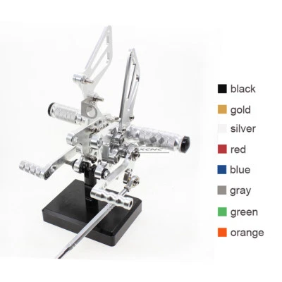 Juego de reposapiés trasero para Suzuki SV650/SV650S SV1000/S 1998-2014 Foto 1 de 4