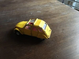 TWO CITROEN HORSES 2 HP6 yellow CORGI made in UK - Picture 1 of 6