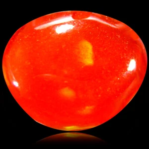 0,92 quilates cinco estrellas AAA elegante forma cabujón (8 x 7 mm) rojo piedra ópalo fuego rojo rojo rojo - Imagen 1 de 1