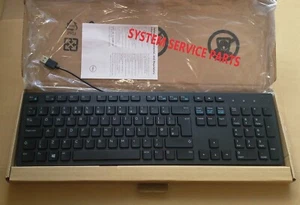 GENUINE DELL Keyboard External USB English UK 105 Keys Black RX6RM JD2VN ( NEW ) - Picture 1 of 1