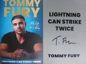 Signed Book Lightning Can Strike Twice by Tommy Fury 1st Edition Hardback 2024 - Picture 1 of 2