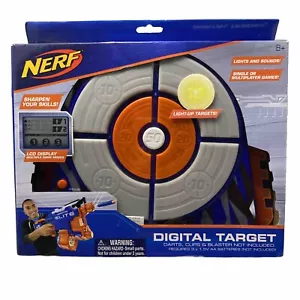 Nerf Lot w/ Digital Interactive Target & 3 Elite Nerf Gun Toy Hand Pistols NIB - Picture 1 of 5