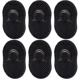 Paquete de 6 peines portátiles de bolsillo para palma dedo mano cuero cabelludo masaje champú cepillo - Imagen 1 de 8