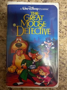 The Great Mouse Detective VHS Clamshell Black Diamond Classic (1986) Rare - Picture 1 of 3