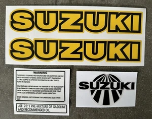 Suzuki RM400 1978 Full Decal Set / Sticker Kit / Graphics Kit - Picture 1 of 7