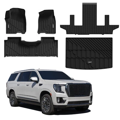 Floor Mats for Chevrolet Suburban / GMC Yukon XL 2021-2025 Protection Cargo Mat Foto 1 de 4