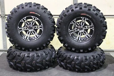 POLARIS RZR 800 S4 27" BEAR CLAW ATV TIRE & ITP SS212 M WHEEL KIT POL3CA - Image 1 of 4