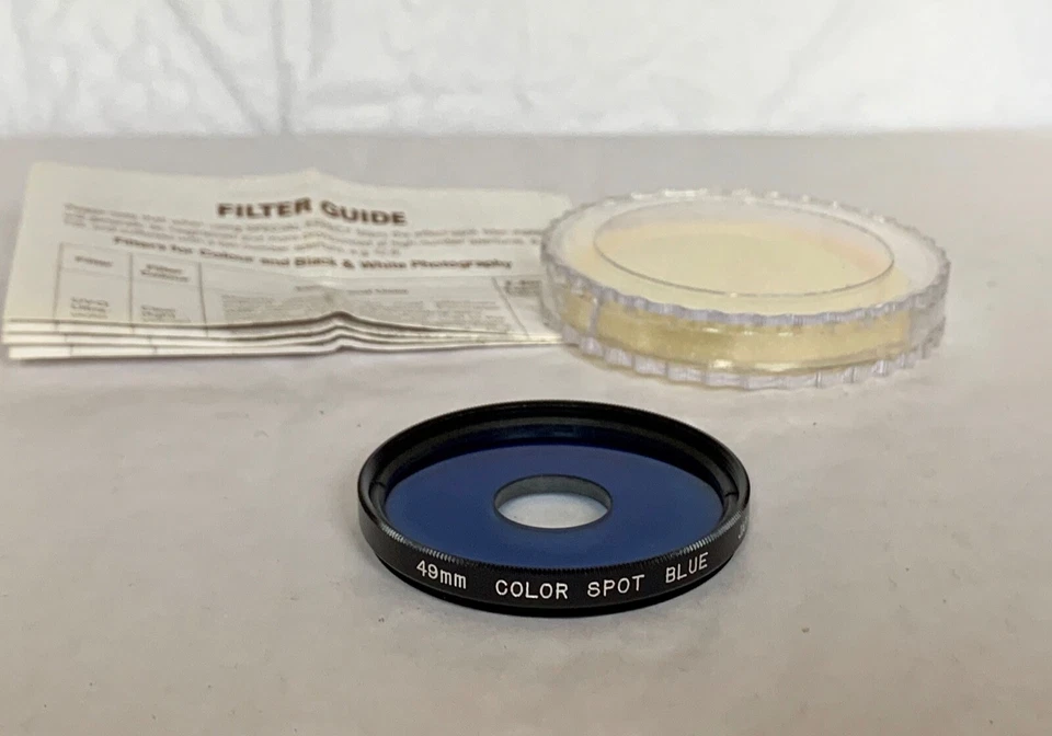 Regent 49mm Color-Spot Blue Effect Filter - Image 1 of 1