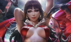 Sideshow Vampirella Fine Art Print von Derrick Chew 160/350 oder 318/350. - Bild 1 von 8