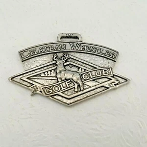Chateau Whistler Golfschläger Whistler BC Canada Metall Golftaschenanhänger - Bild 1 von 3