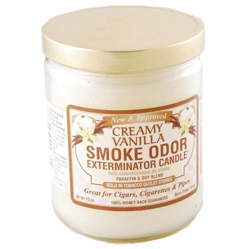 Odor Exterminator Candle Creamy Vanilla 13oz Smokers Candle (3-Pack) - Image 1 of 1