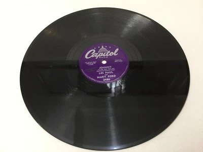 Les Paul and Mary Ford, Vaya Con Dios / Deep in The Blues, Record 2-Sided, 10" - Image 1 of 3