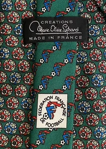 Vintage Marie-Alice Sybard French Football Federation FFF Tie 90's Tie - Picture 1 of 3