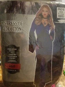 Lady Vampire Halloween Costume Mistress of Seduction Adult XL #257 - Picture 1 of 3