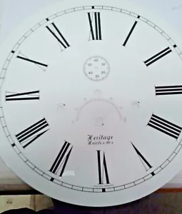 Kienninger-Heritage Heirloom grandfather clock dial for RWS movement 300 mm moon - Picture 1 of 4