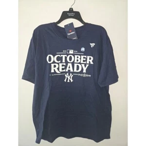 New York Yankees Playoff Tee Men's XL Navy NWT - Picture 1 of 6