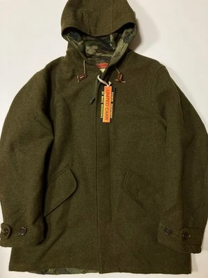 Abrigo militar de lana vintage de Buzz Rickson L caqui sin usar stock... - Imagen 1 de 4