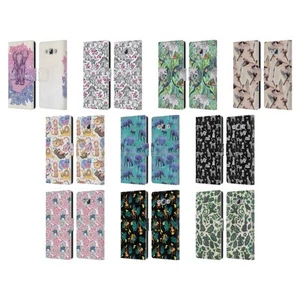 MICKLYN LE FEUVRE ANIMALS LEATHER BOOK WALLET CASE COVER FOR SAMSUNG PHONES 3 - Picture 1 of 16