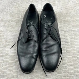 Salvatore Ferragamo Fortunato schwarz elegante Schuhe Herren Größe 10 2E 60493 - Bild 1 von 11