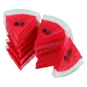 12 Pcs Décoration Simulée De Pastèque Fruits Artificiels Faux Réalistes - Imagen 1 de 12