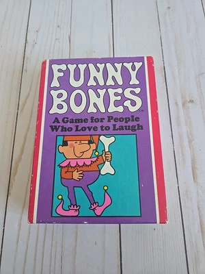 VTG 1968 Parker Brothers Funny Bones Game For People Who Love To Laugh FREE SHIP - Image 1 of 4