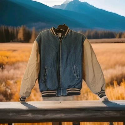 Chaqueta Universitaria Red Kap Vintage Para Hombre Talla Grande Azul Marrón Abrigo Hecho en EE. UU. Foto 1 de 4