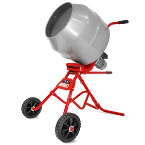 XtremepowerUS Portable 4.6 cu Cement Mixer Concrete Mortar Barrow Direct Drive - Picture 1 of 6