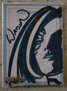 2000 Top Cow Productions Witchblade Millennium Sketch Card By Watson 1/1 - Picture 1 of 2