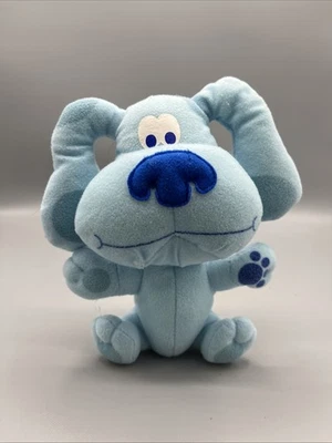 Peluche Blues Clues Blue Cachorro Perro Viacom Nick Jr Peluche 7” Juguete Estampado Pata Foto 1 de 4