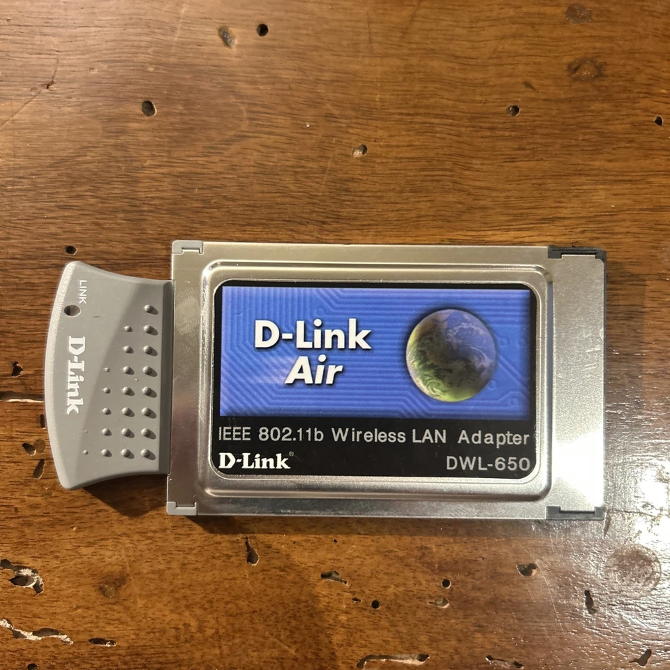 D-Link Air IEEE 802.11b Wireless LAN Adapter DWL-650 - Immagine 1 di 2