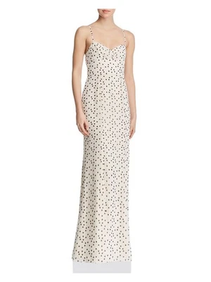 Vestido largo de fiesta cintura imperio FAME AND PARTNERS con correa de espagueti para mujer Foto 1 de 4