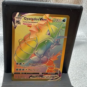 Pokemon Gyarados VMax HP330 Hyper Beam #207/203 Rainbow Gold Foil Promo P2 - Picture 1 of 2