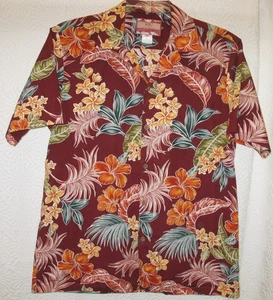 RJC short sleeve colorful cotton Hawaiian/Aloha shirt men's size medium - Picture 1 of 1