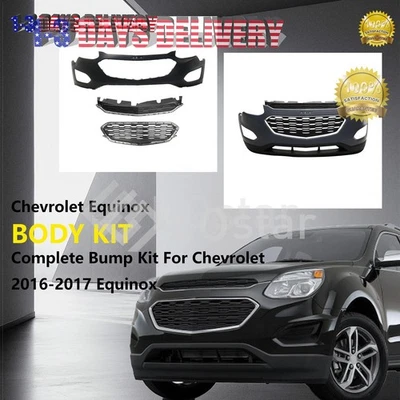 Front Bumper Cover Complete Fits 2016 2017 Chevy Chevrolet Equinox — 第 1/4 张图片