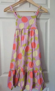 NWT HANNA ANDERSSON CITRUS CROSSBACK SUN DRESS POCKETS 140 10 $48 - Picture 1 of 6