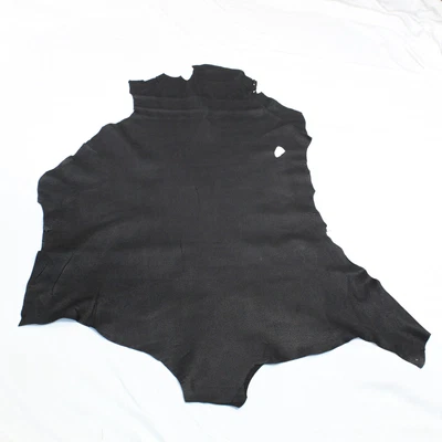 Piel de canguro de cuero 50 dm2 - Guante negro premium grado veg bronceado pieza trasera Foto 1 de 4