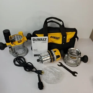 DeWalt DW618PKB 2-1/4 HP Electronic Variable Speed Router Kit w/ Accessories - Picture 1 of 14