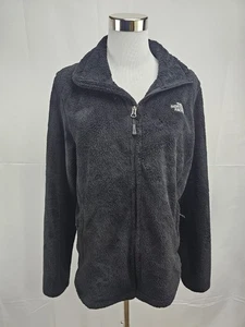 The North Face Women’s Size Large Black Fleece Full Zip-Up Sweatshirt Jacket  - Picture 1 of 10