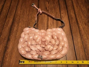 Brighton Pink Shell Heart Rosette Shoulder Hand Bag Brand New C545189 Purse - Picture 1 of 17